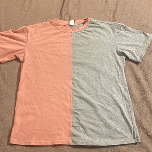 TWO TONED TEE